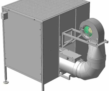 3D модель Стол-тумба для сушки деталей воздухом