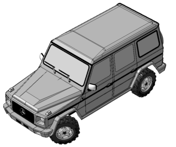 3D модель Mercedes-Benz G-Class, Welly