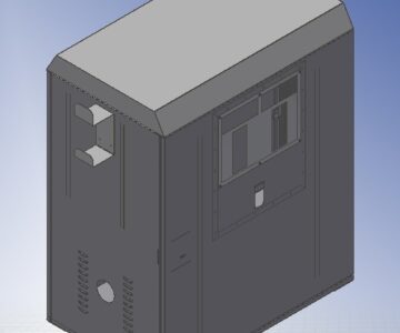 3D модель Шкаф для промышленного пылесоса