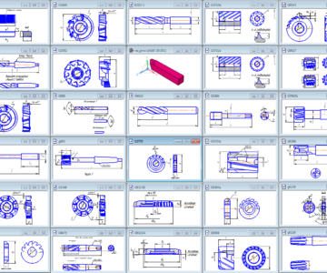 Чертеж Сборник чертежей металлорежущего инструмента