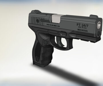 3D модель 3D Пистолет Taurus PT 24/7