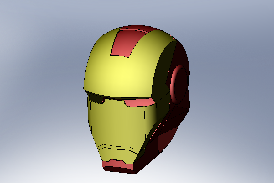 3D модель Шлем Iron Man