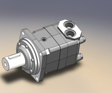 3D модель 3D Гидромотор ОМТ400