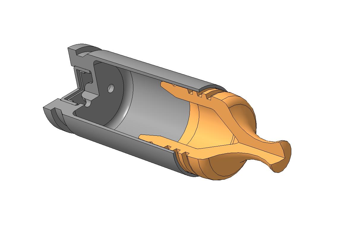 3D модель Патрон Parabellum 9x19 THV