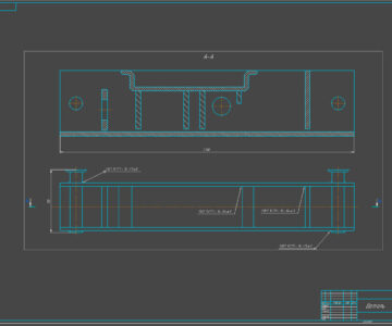 Чертеж Разработка технологического процесса сборки и сварки редукторной балки