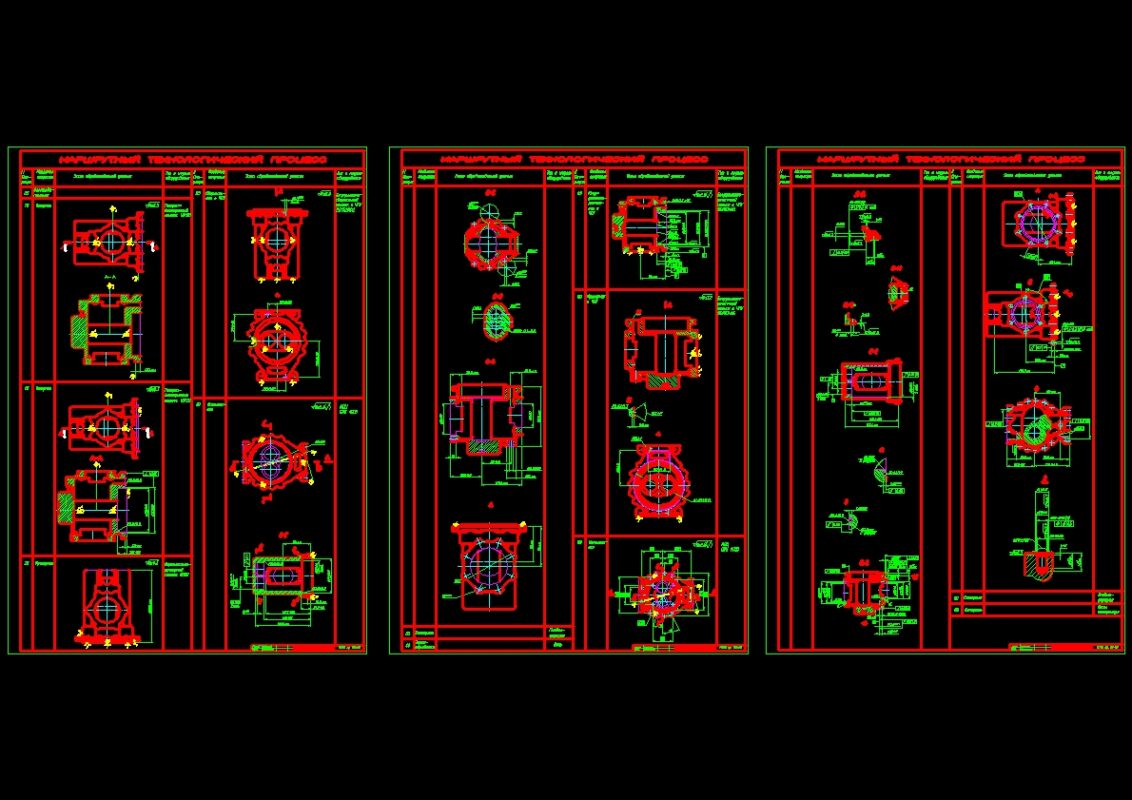 Чертеж Механический цех по изготовлению корпусных деталей маслонасосов