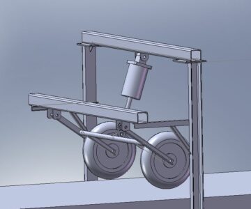 3D модель прижим картона