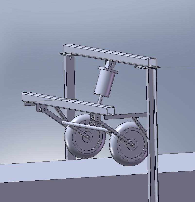 3D модель прижим картона