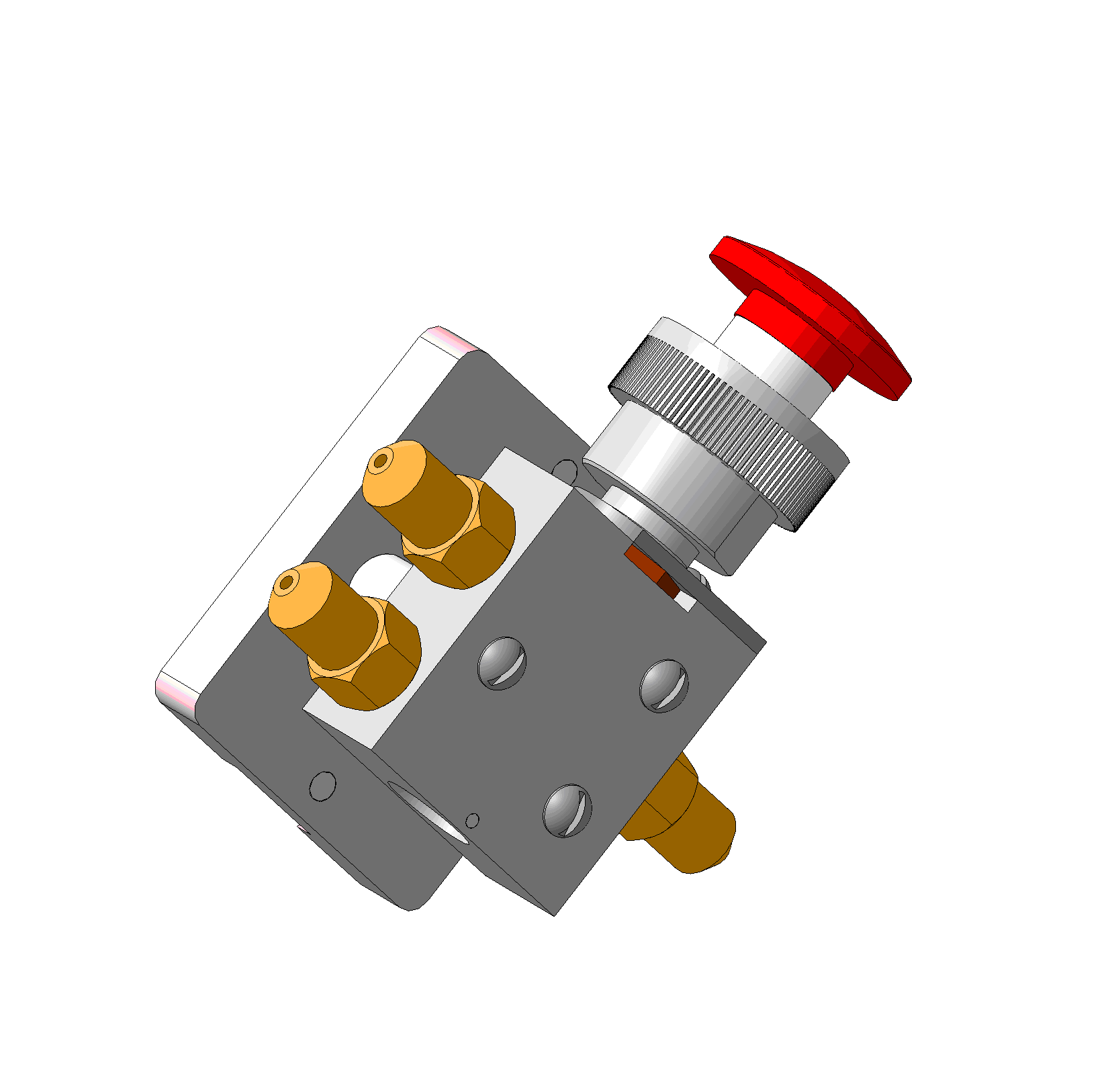 3D модель Пневмораспределитель П-РК 3,2