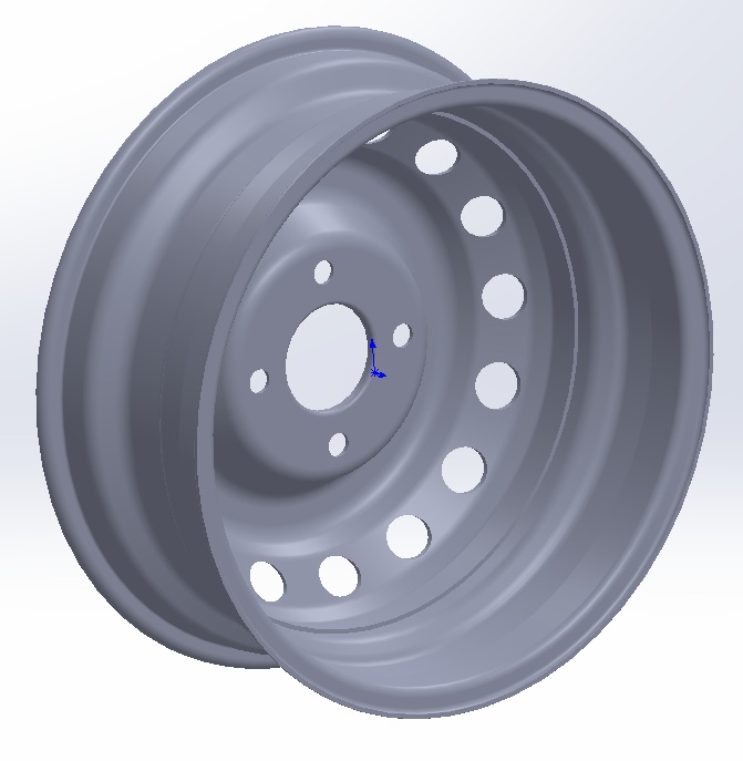 3D модель Диск R13x5 ET40