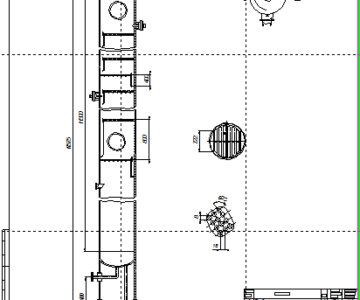 Чертеж Ректификационная колонна смеси ацетон-бензол