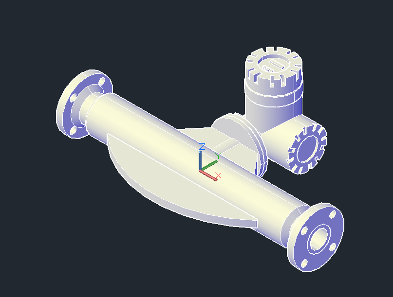 3D модель Кориолисовый расходомер ENDRESS