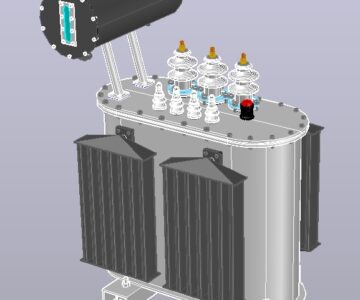 3D модель Трансформатор ТМ-250 кВА