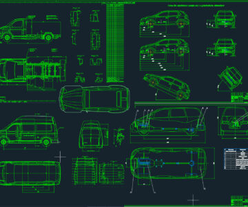 Чертеж Автомобили Volkswagen