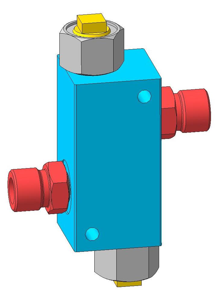 3D модель Клапан пружинный