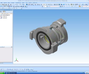 3D модель Головка переходная ГП 50-70. 3D сборка.