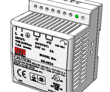 3D модель Блок питания Mean Well