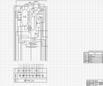 Чертеж Автоматизация технологического процесса регенерации диэтиленгликоля