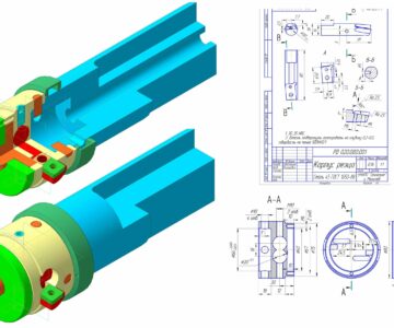 3D модель Регулируемая расточная головка для сквозных отверстий 90-120 мм