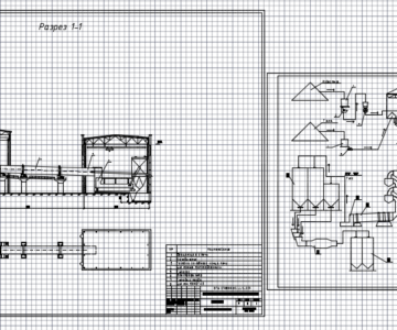 Чертеж Производство портландцемента по сухому способу