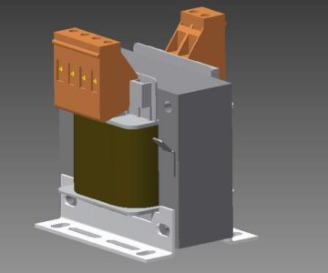 3D модель Однофазный трансформатор RSTN 50