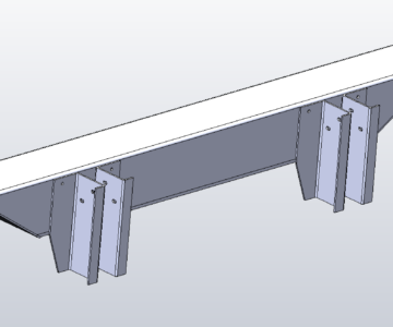 3D модель Балка контейнерная