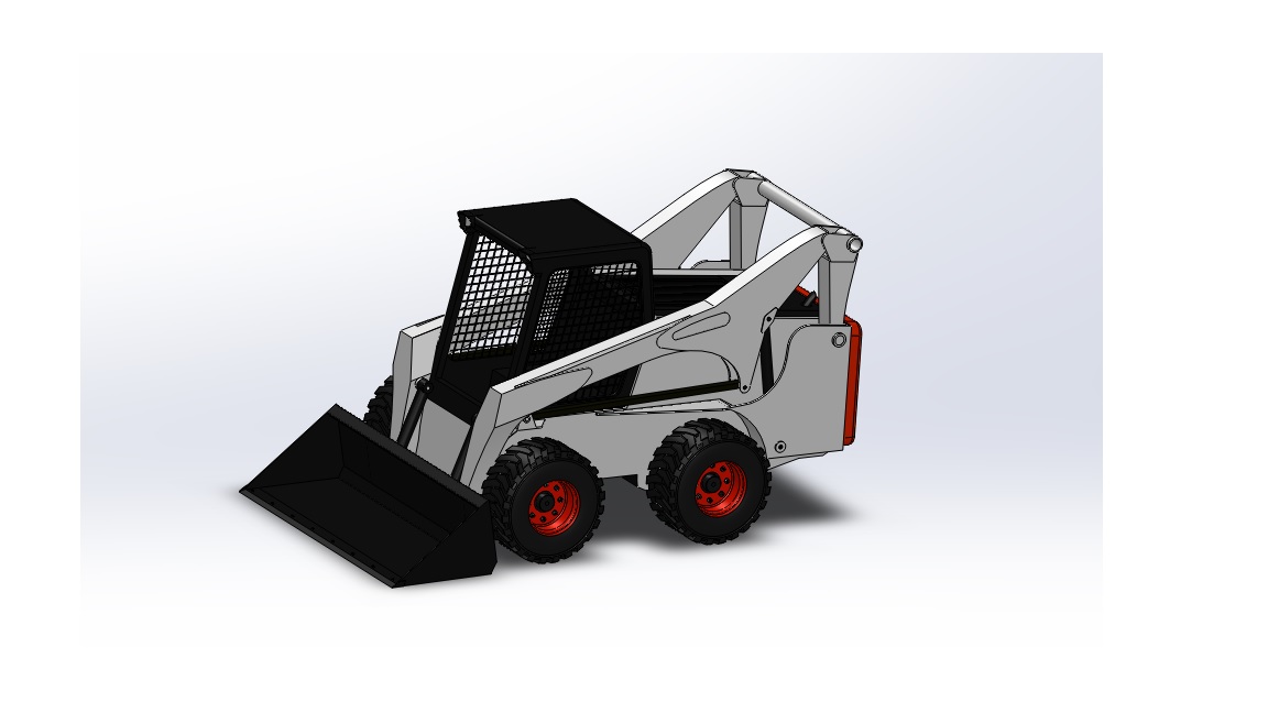 3D модель 3D модель погрузчика Bobcat S850