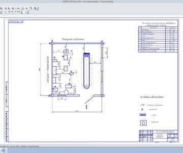 Чертеж Комплекс РУ с разработкой жестяницкого отделения