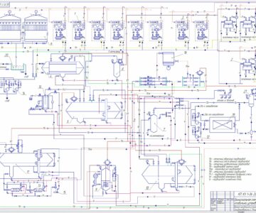 Чертеж Проект холодильной установки хладокомбината