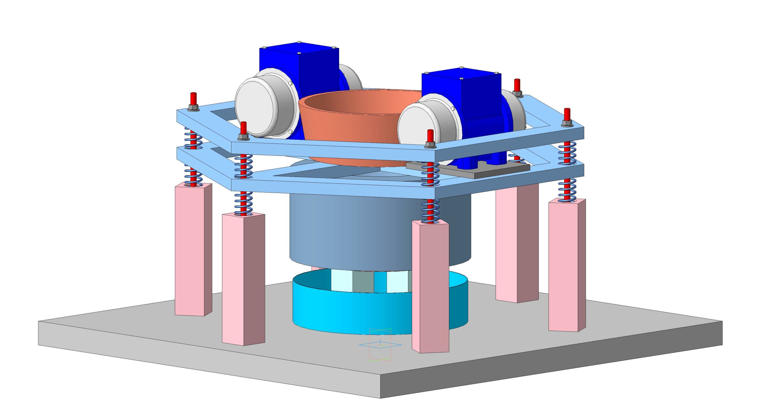 3D модель Вибрационная конусная дробилка