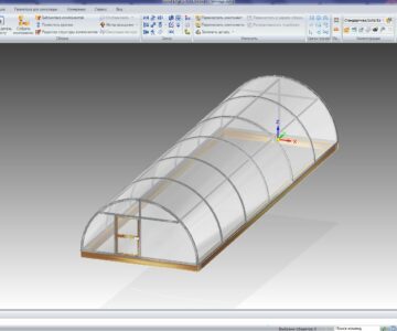 3D модель 3d модель теплица