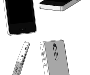 3D модель Nokia Asha 501