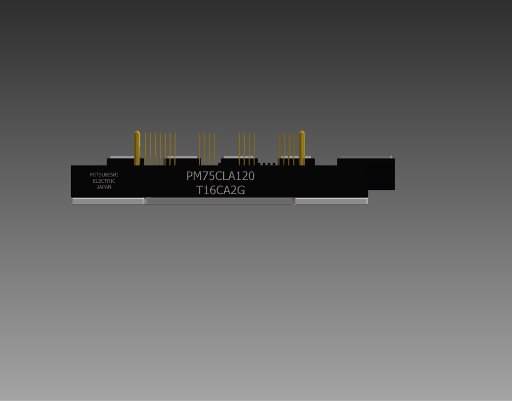 3D модель IGBT модуль