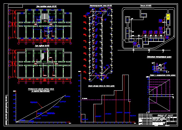 Чертеж Курсовая работа «горячее водоснабжение жилого микрорайона»