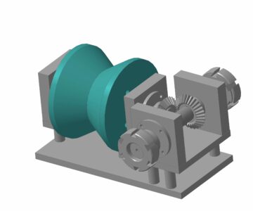 3D модель Ролик для транспортировки труб