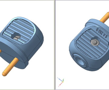 3D модель Вилка 220 В