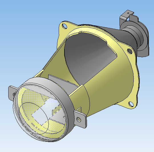 3D модель Модуль линзы фар Киржач ВАЗ 2110-11
