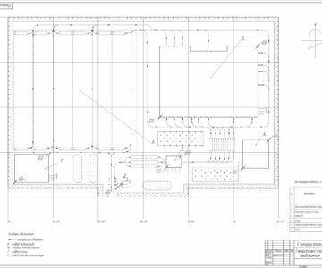 Чертеж Проектирование АТП на 190 автобусов Икарус