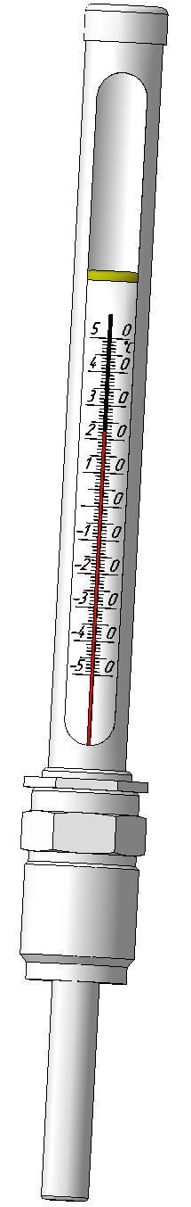 3D модель «Газовый термометр»