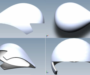 3D модель Трековый велошлем