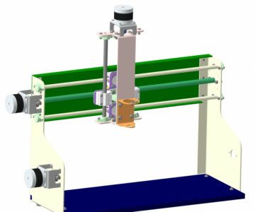 3D модель Фрезерный станок с ЧПУ по дереву