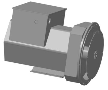 3D модель Габаритная модель генератора ГС 30-400 ГЧ 30 кВт