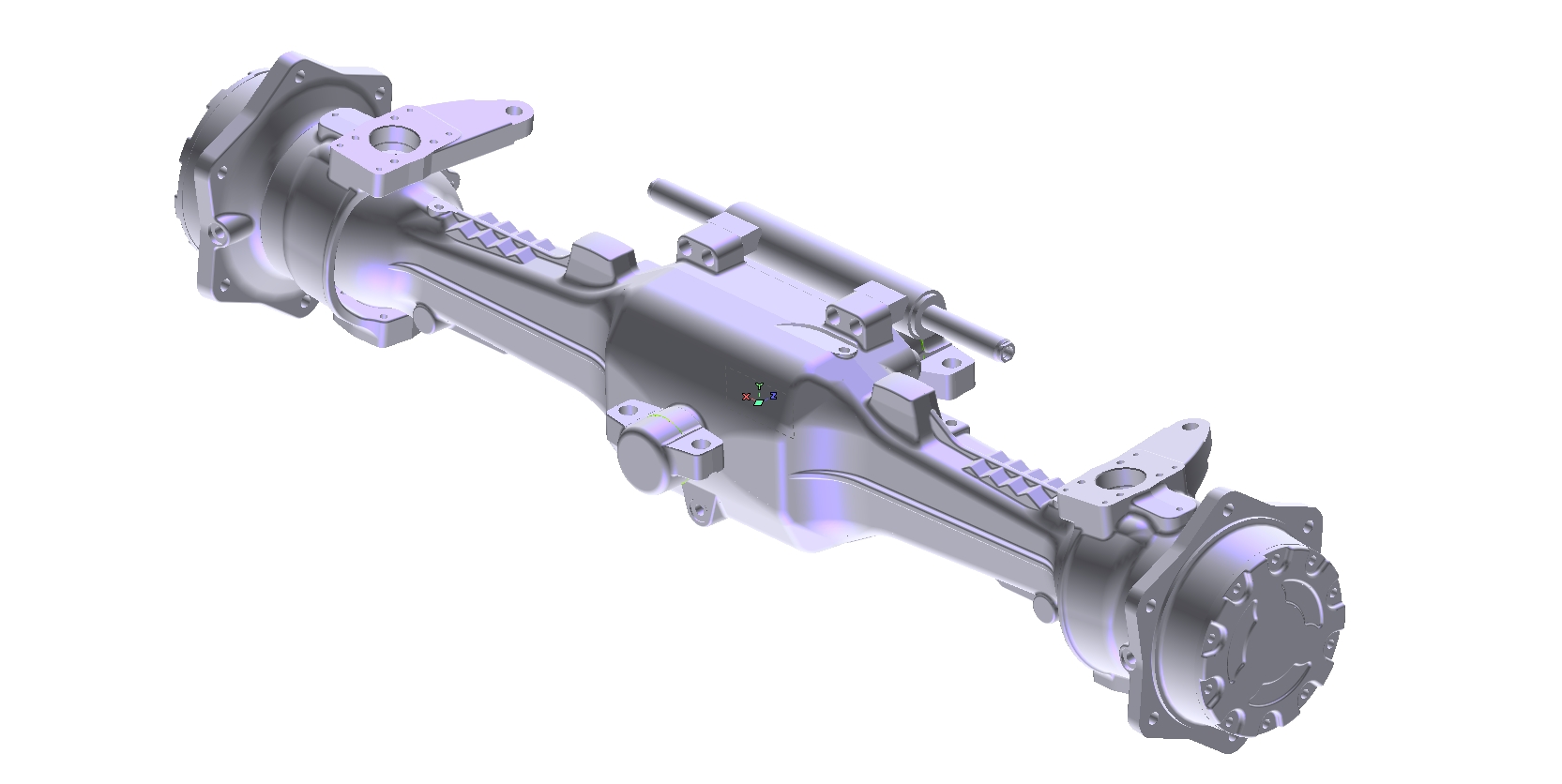 3D модель Балочный мост Landini powerfarm