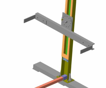 3D модель Подъемник автомобильный в гараж