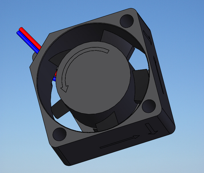 3D модель Вентилятор EC1708H05E