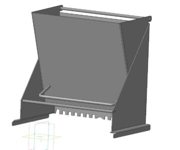 3D модель Каретка для газобетонных блоков 200мм