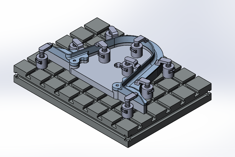 3D модель Приспособление для механической обработки фитинга