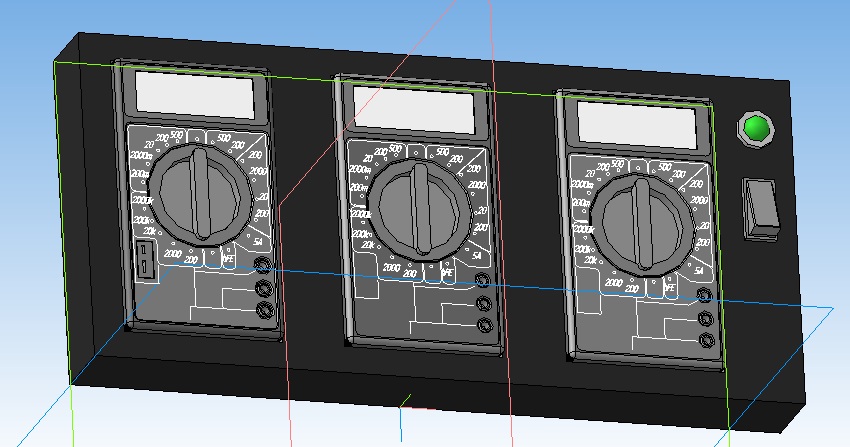 3D модель Мультиметры