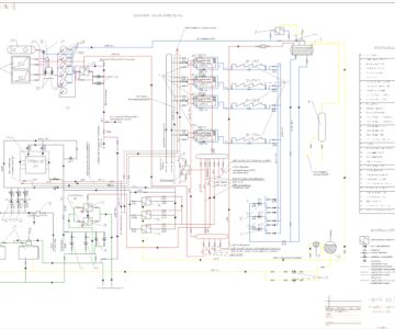 Чертеж тепловая схема ОАО"Сатурн" г.Омск