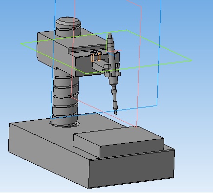 3D модель Микрометрическая стойка модарнизированная